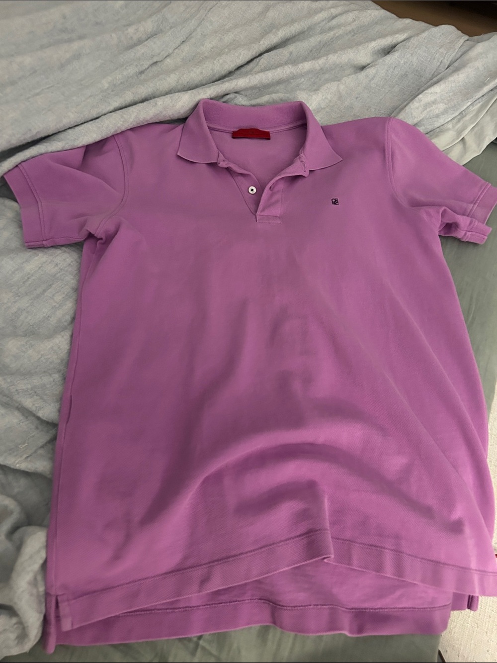 Carolina Herrera Lilac Short-Sleeve Polo